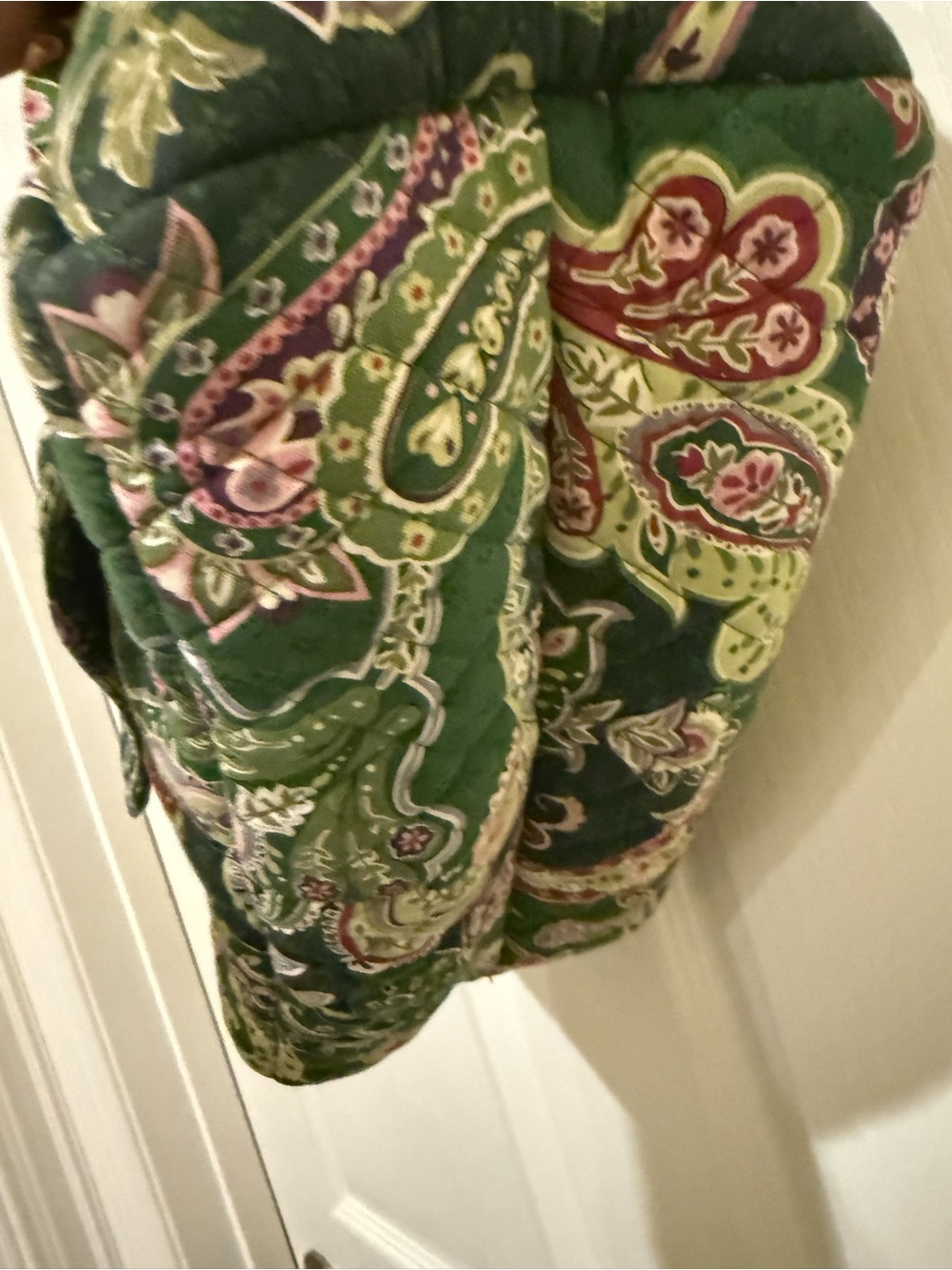 Vera Bradley Chelsea Green Carry-All To-go Cargo Crossbody - Picture 9 of 10